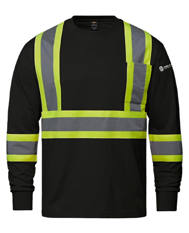 Partenariat agricole CBNM S.E.C. - S05995 T-shirt haute visibilité à manches longues en coton - BR. 12718 (MG)